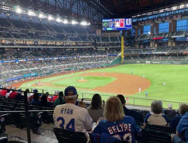 Globe Life Field, section: 122, row: 10, seat: 3