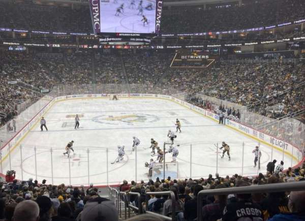 PPG Paints Arena, section: 108, row: X, seat: 1