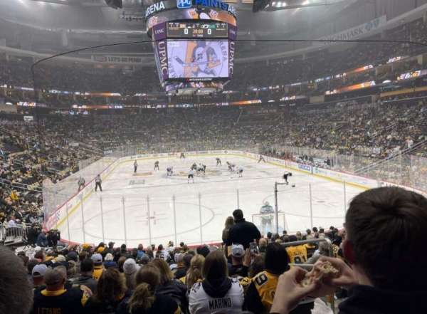 PPG Paints Arena, section: 108, row: R, seat: 3