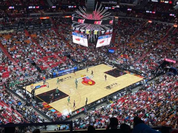 Kaseya Center, section: 401, row: 6, seat: 8