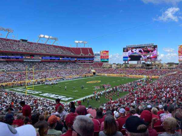Raymond James Stadium, section: 227, row: U, seat: 17