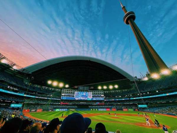 Rogers Centre, section: 124L, row: 19, seat: 107