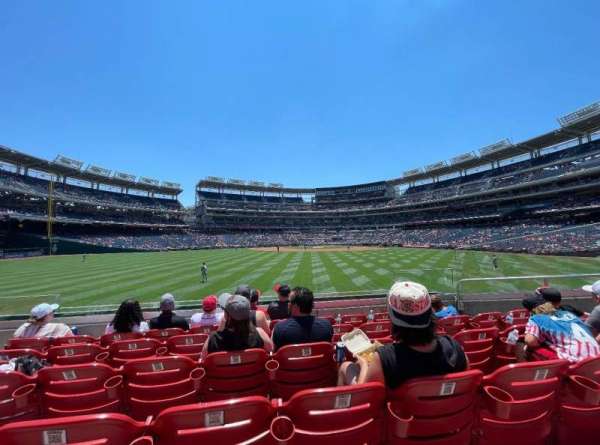 Nationals Park, section: 100, row: E, seat: 10