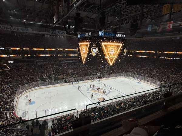 PPG Paints Arena, section: 222, row: A, seat: 10