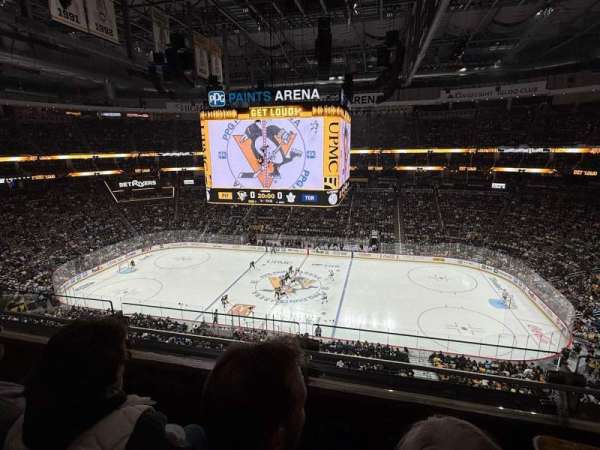 PPG Paints Arena, section: 218, row: B, seat: 15