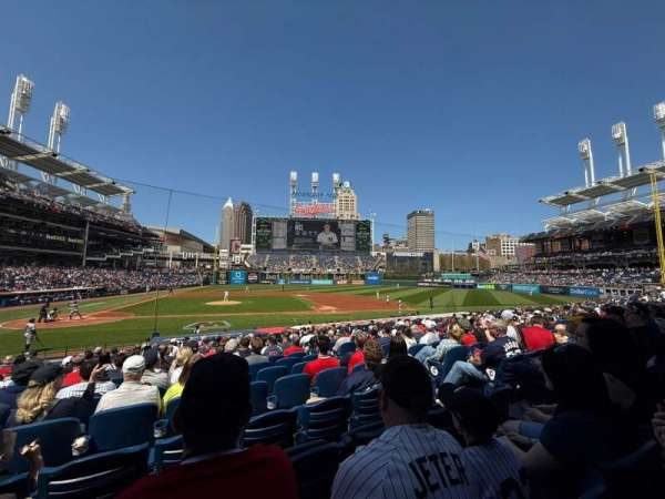 Progressive Field, section: 146, row: W, seat: 6