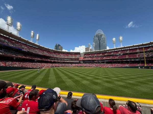Great American Ball Park, section: 143, row: D, seat: 7