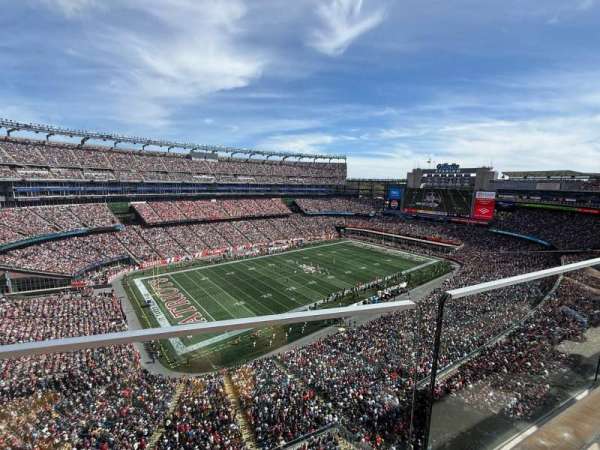 Gillette Stadium, section: 337, row: 1, seat: 9
