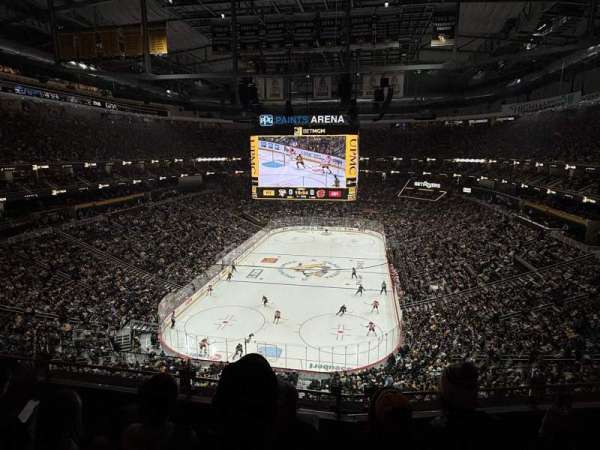 PPG Paints Arena, section: 210, row: C, seat: 9
