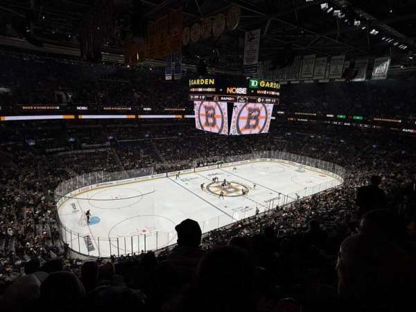 TD Garden, section: 319, row: 5, seat: 9