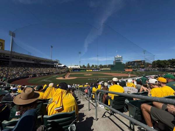 Sutter Health Park, section: 104, row: 14, seat: 1