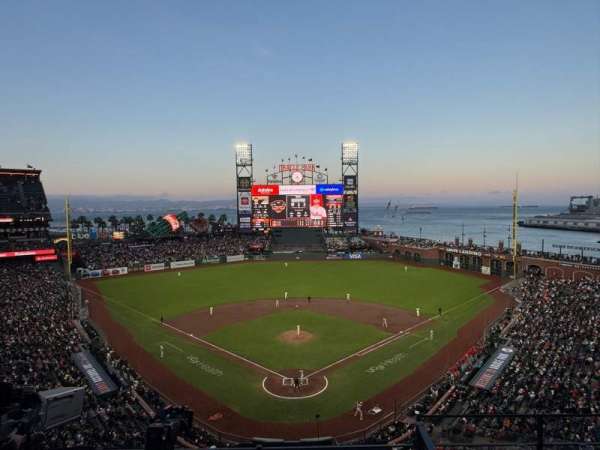 Oracle Park, section: VB315, row: D, seat: 7