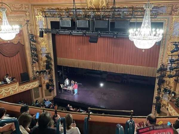 Longacre Theatre, section: Balcony R, row: E, seat: 1