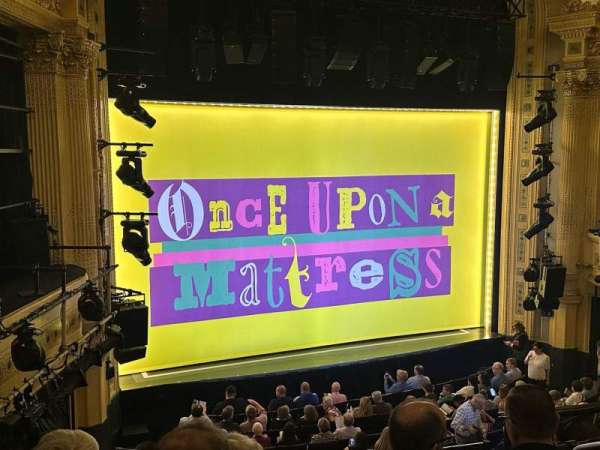 Hudson Theatre, section: Dress Circle L, row: D, seat: 5