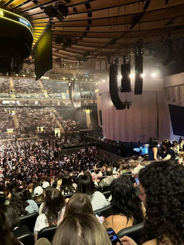 Madison Square Garden, section: 107, row: 18, seat: 11