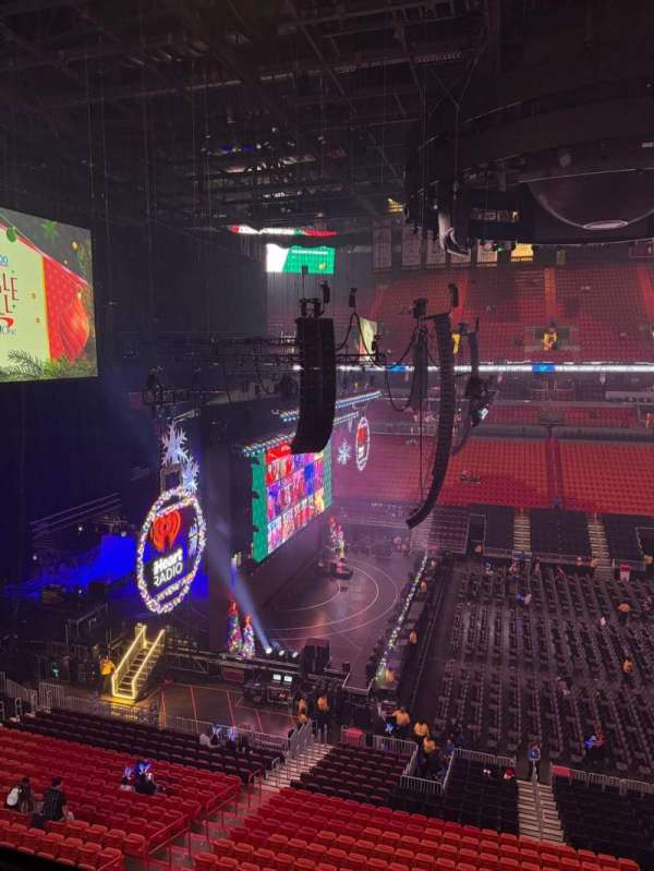 Kaseya Center, section: 325, row: 1, seat: 3
