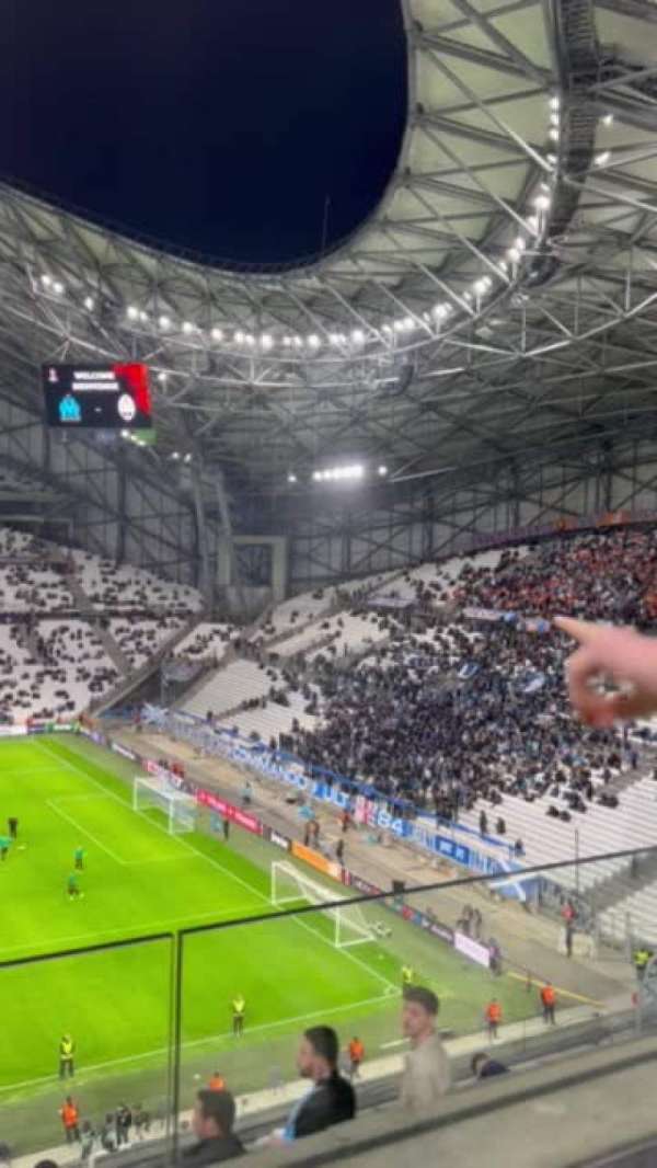 Stade Vélodrome, section: 16, row: 41, seat: 36
