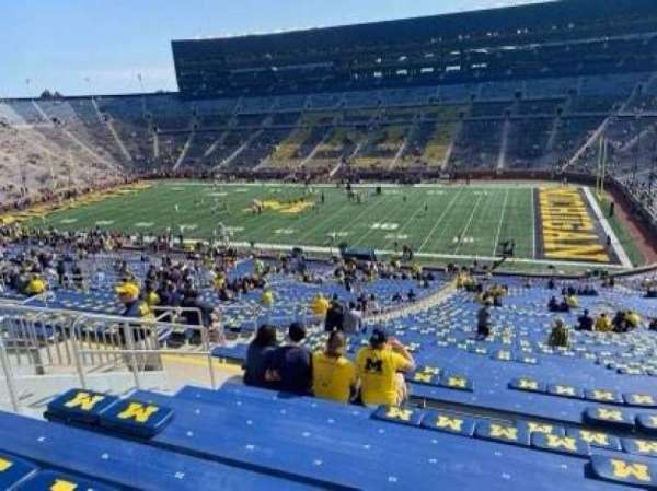 Michigan Stadium, section: 20, row: 81, seat: 24/25