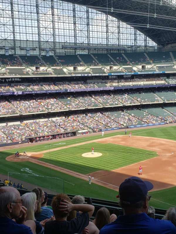 American Family Field, section: 313, row: 6, seat: 7