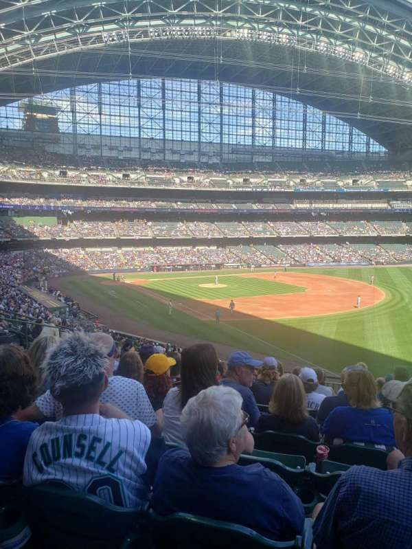 American Family Field, section: 208, row: 10, seat: 20