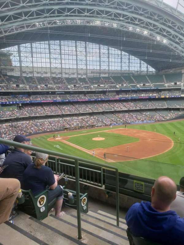 American Family Field, section: 311, row: 4, seat: 2
