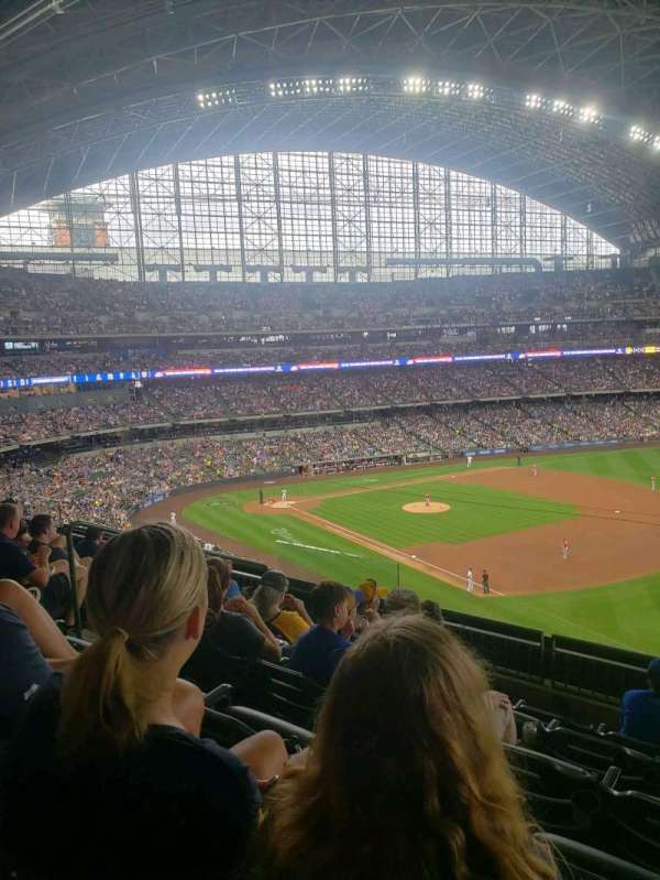 American Family Field, section: 312, row: 6, seat: 7