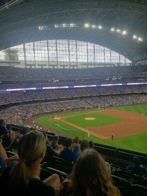 American Family Field, section: 312, row: 6, seat: 7