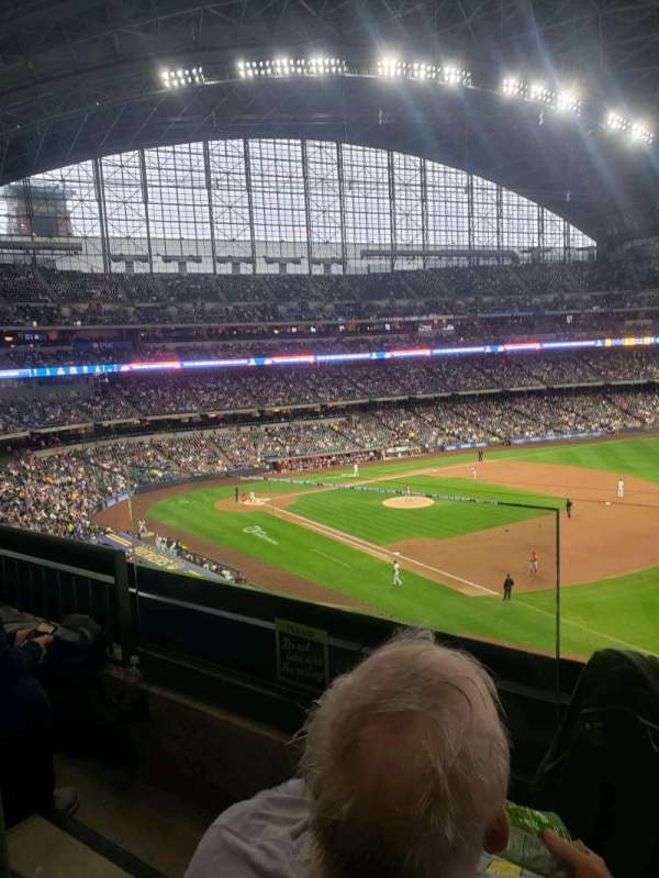 American Family Field, section: 312, row: 2, seat: 2