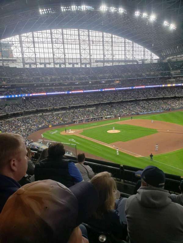 American Family Field, section: 313, row: 5, seat: 7