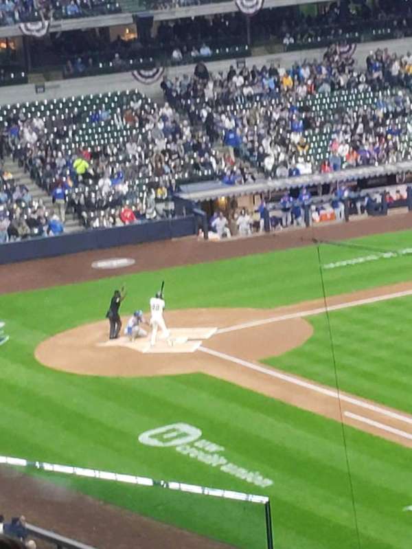 American Family Field, section: 313, row: 5, seat: 7