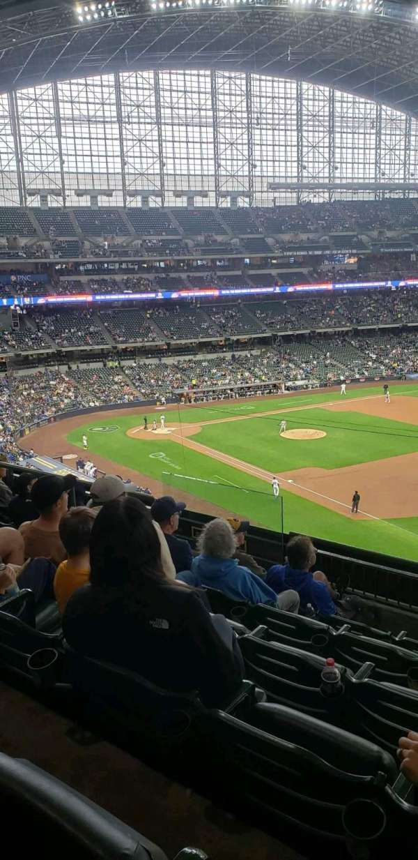 American Family Field, section: 312, row: 6, seat: 7