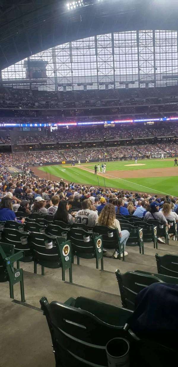 American Family Field, section: 107, row: 25, seat: 3