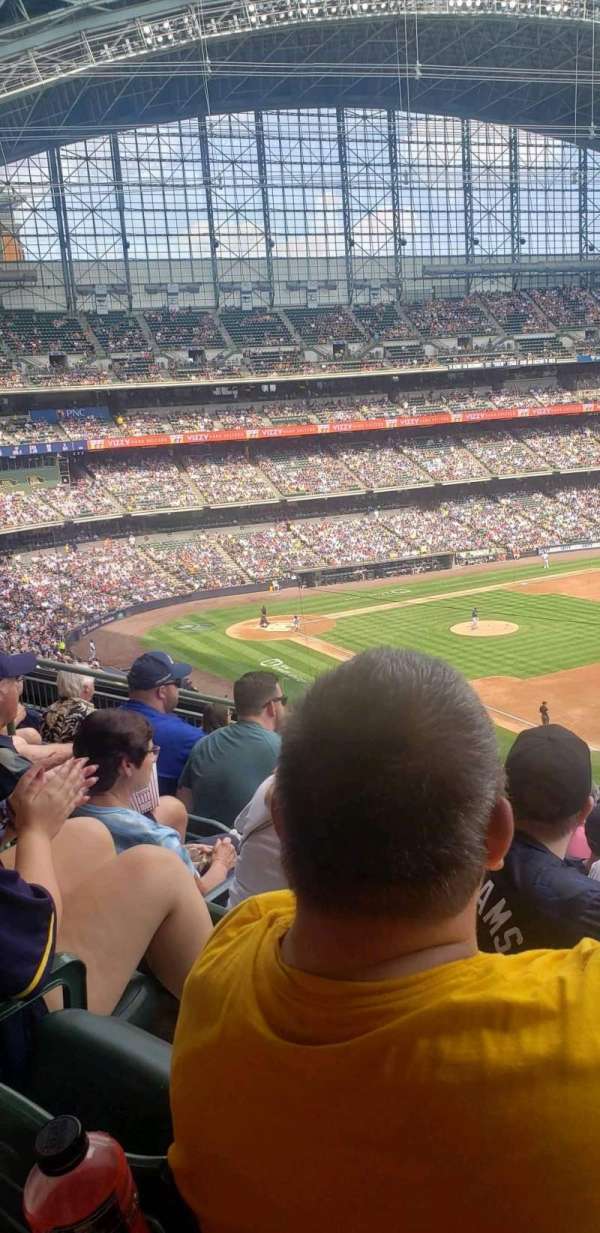 American Family Field, section: 312, row: 6, seat: 7