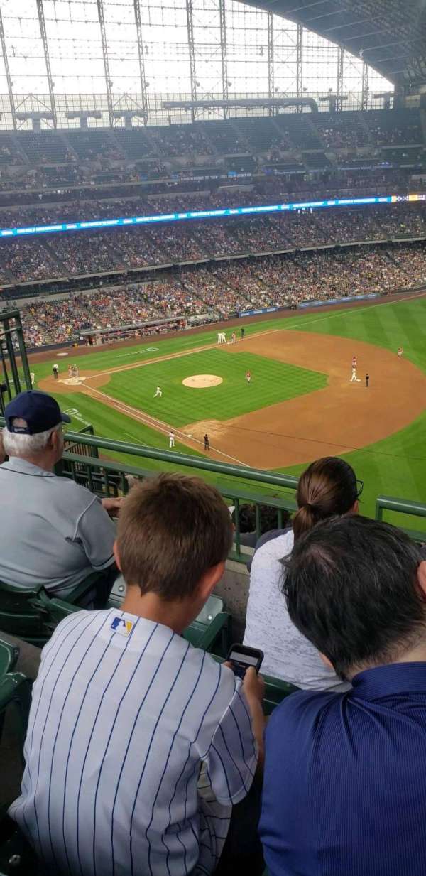 American Family Field, section: 409, row: 10, seat: 9