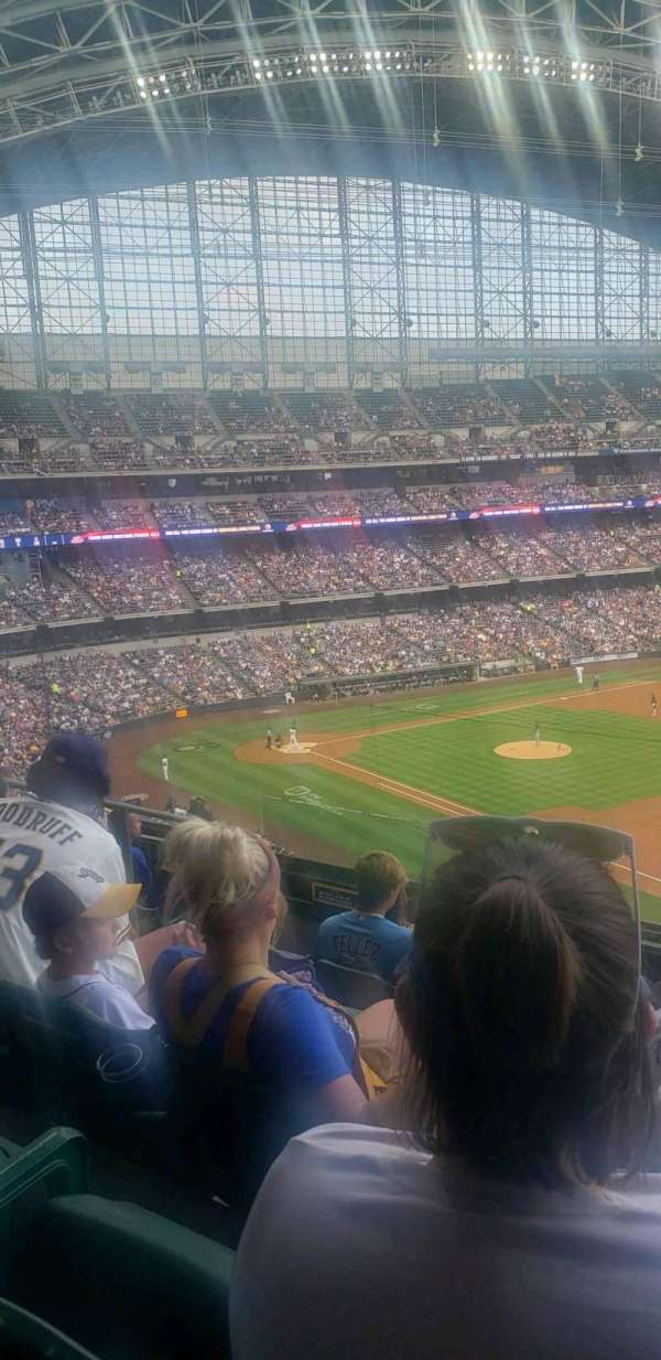 American Family Field, section: 313, row: 6, seat: 7