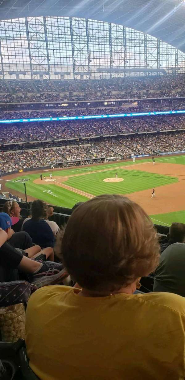 American Family Field, section: 312, row: 4, seat: 8