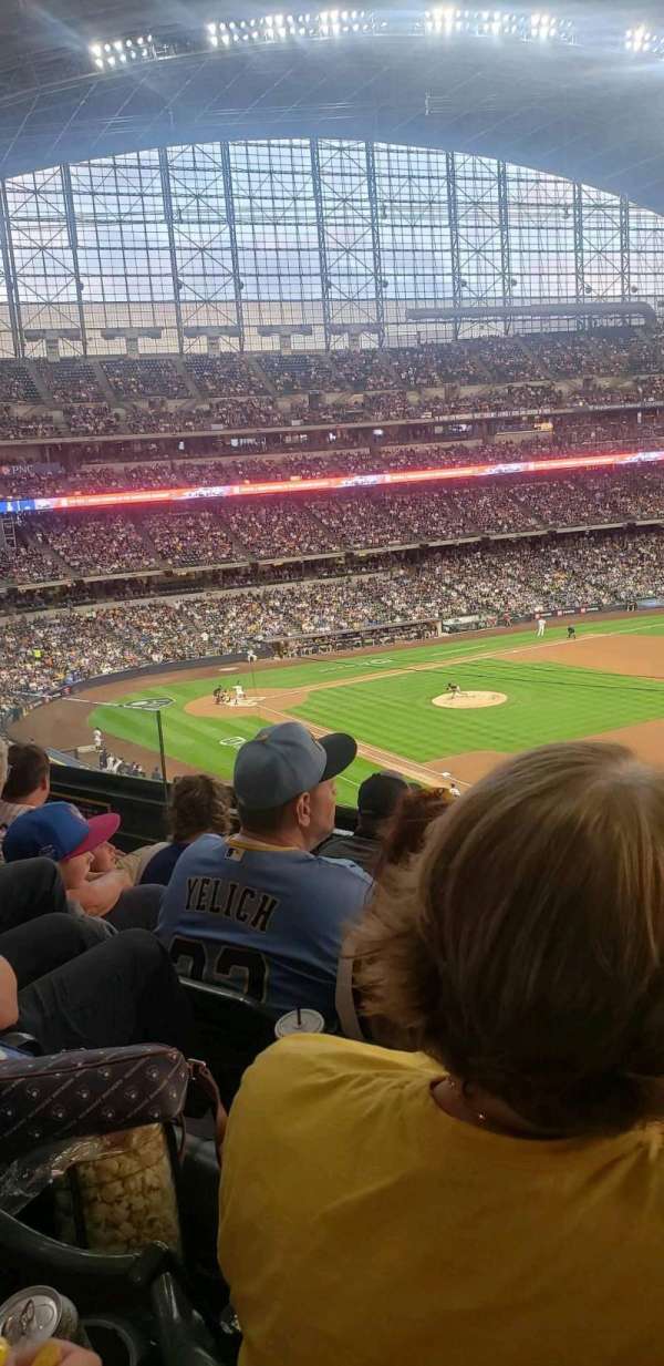 American Family Field, section: 312, row: 4, seat: 8