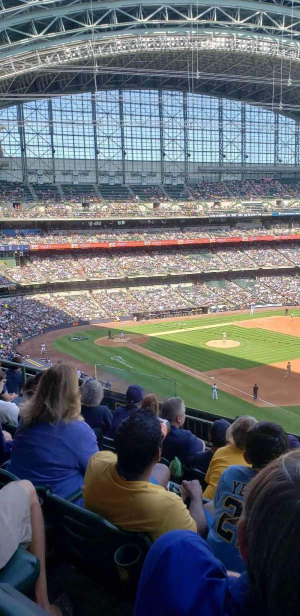 American Family Field, section: 312, row: 6, seat: 8