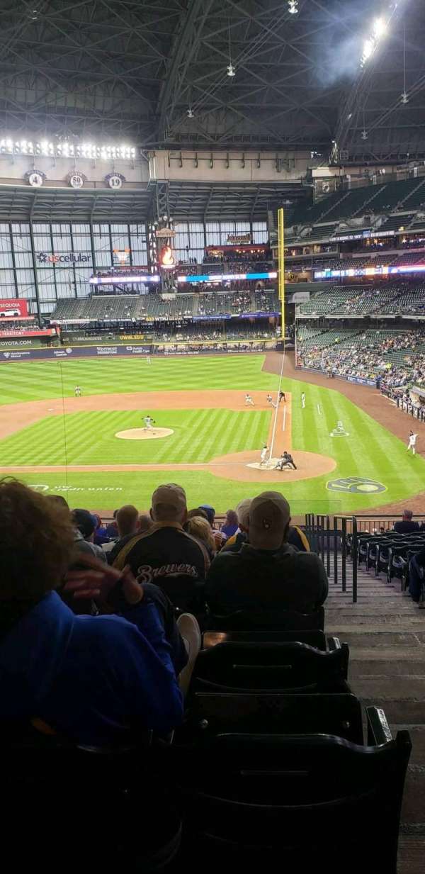 American Family Field, section: 222, row: 17, seat: 1
