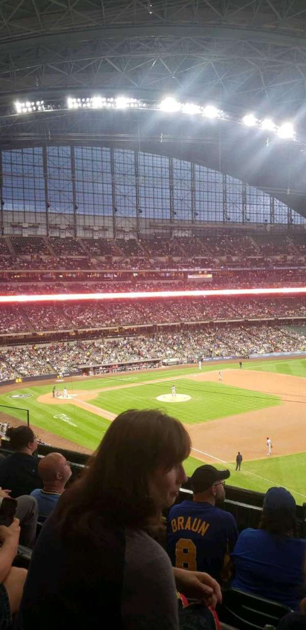 American Family Field, section: 312, row: 4, seat: 8