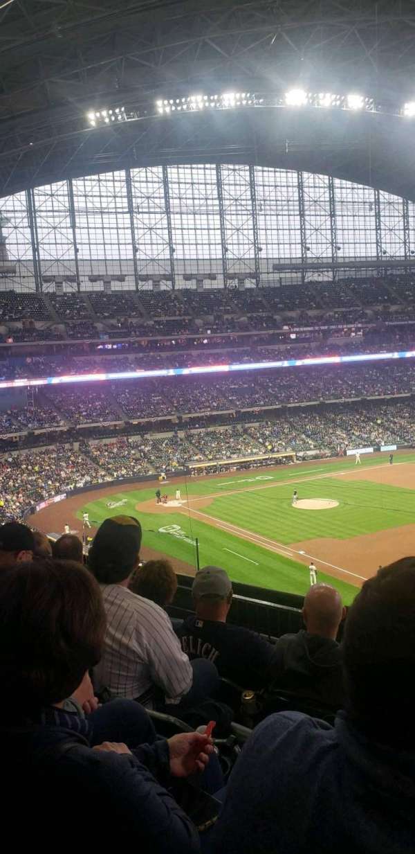 American Family Field, section: 312, row: 5, seat: 8