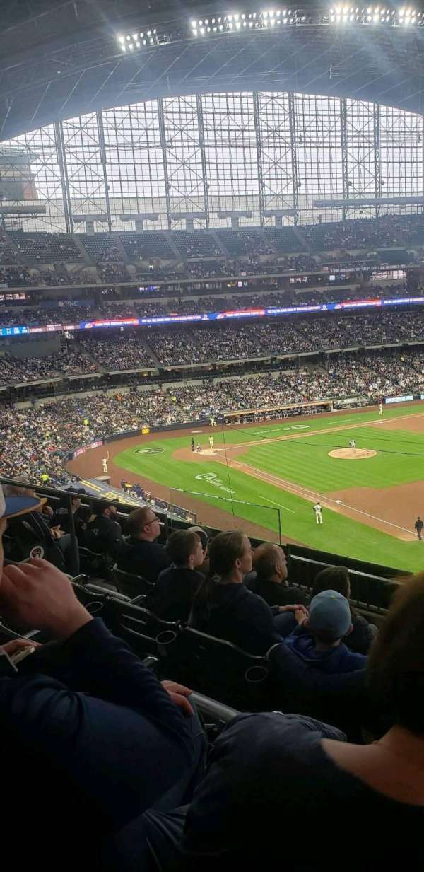 American Family Field, section: 312, row: 6, seat: 8