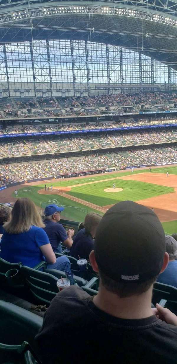 American Family Field, section: 312, row: 6, seat: 8