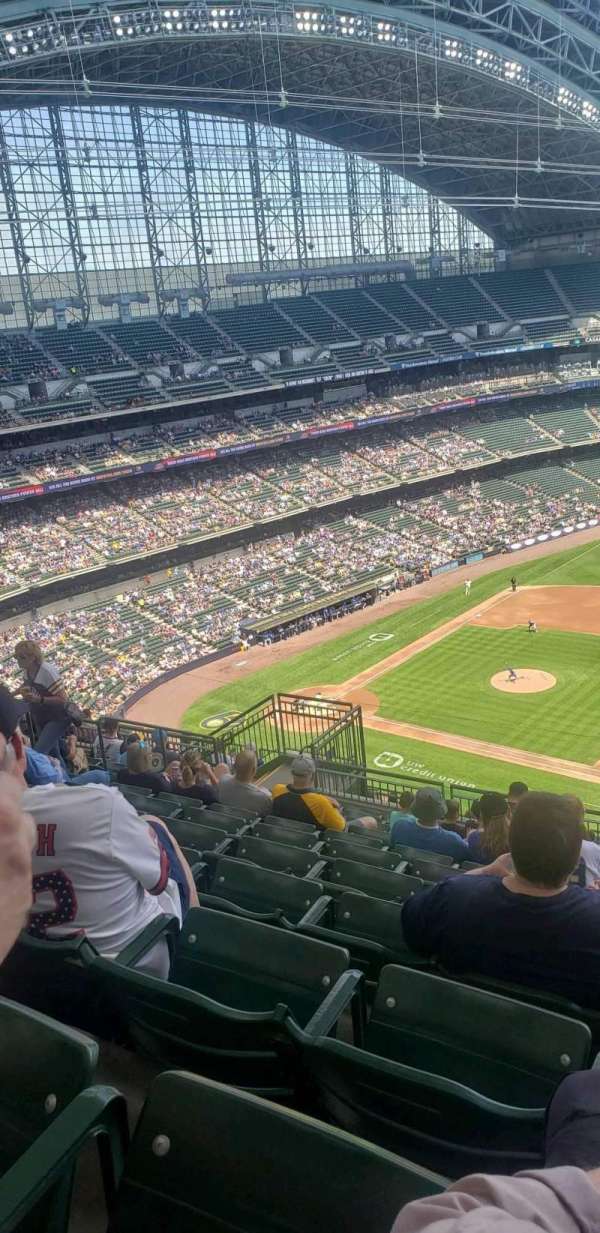 American Family Field, section: 413, row: 18, seat: 13