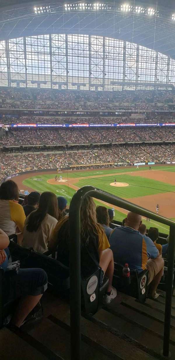 American Family Field, section: 311, row: 7, seat: 1