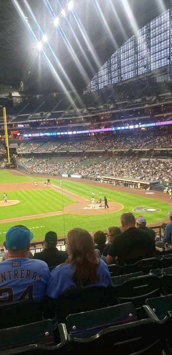 American Family Field, section: 223, row: 7, seat: 18