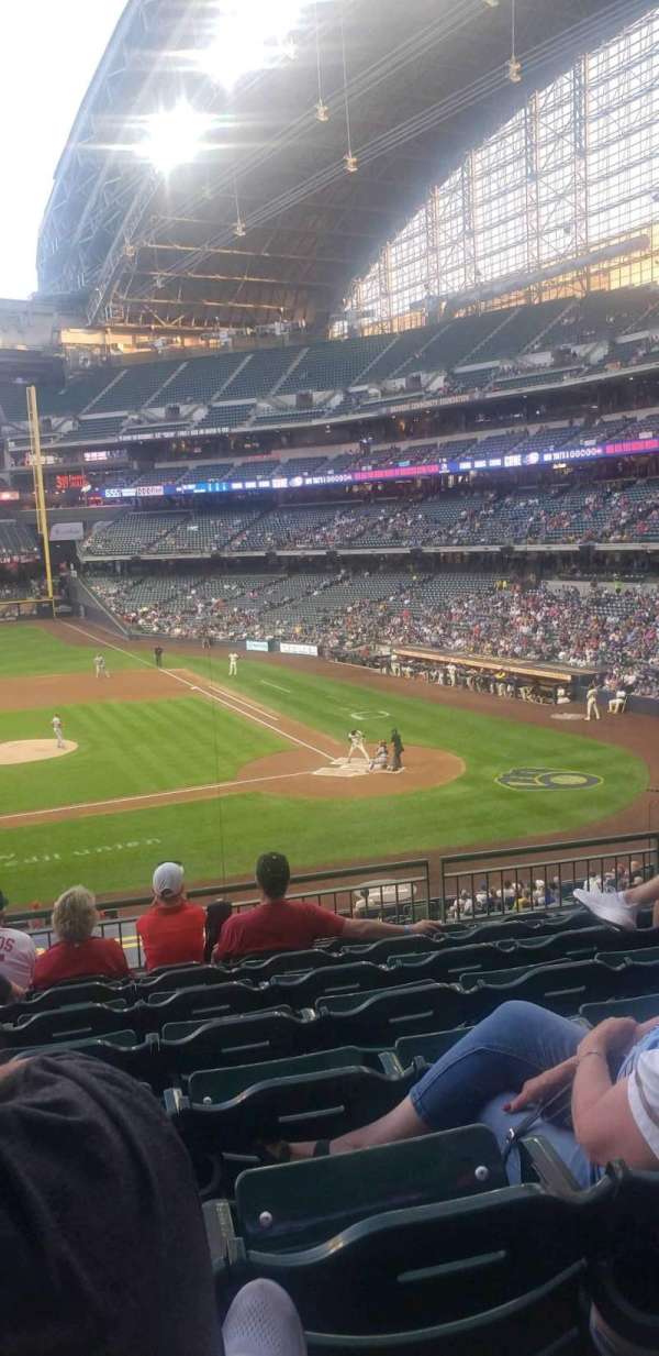American Family Field, section: 223, row: 8, seat: 16