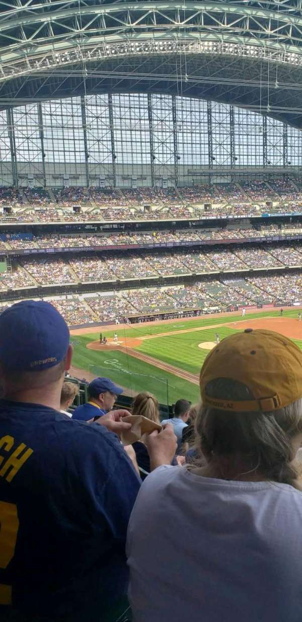 American Family Field, section: 312, row: 6, seat: 8