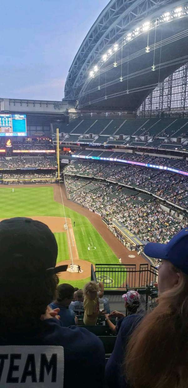 American Family Field, section: 427, row: 17, seat: 3