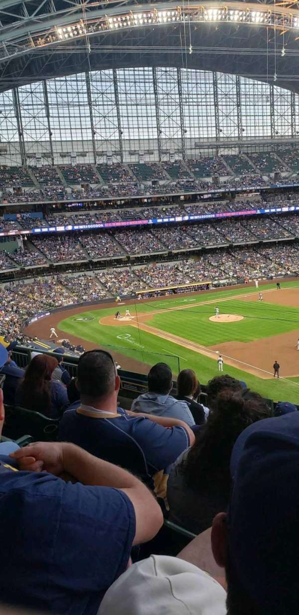 American Family Field, section: 312, row: 6, seat: 8